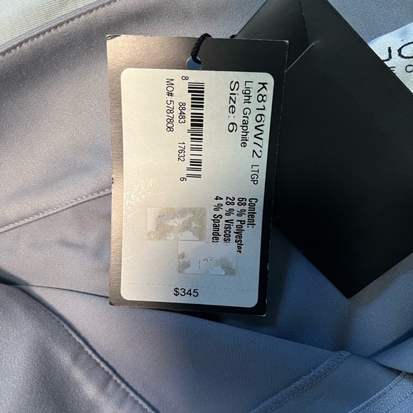 St. John Grey Slacks NWT Size 6 - Picture 3 of 6